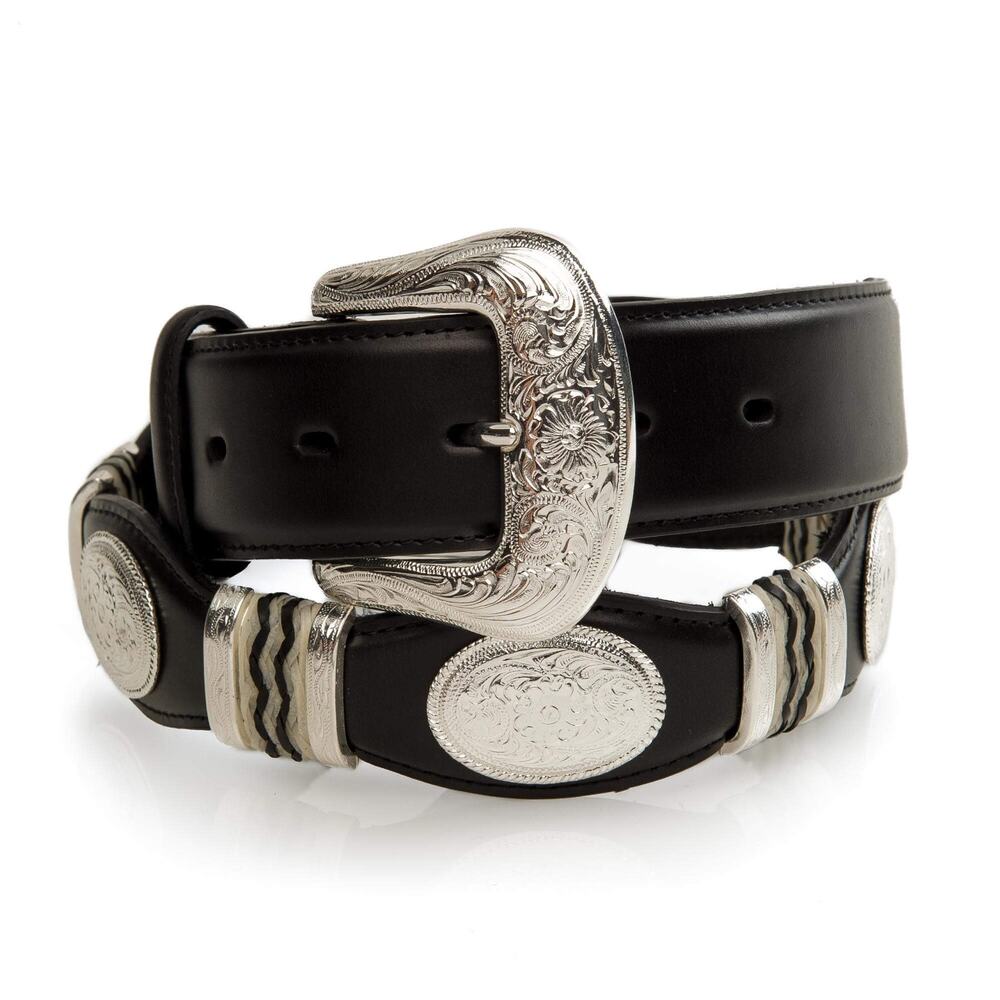 Tony Lama Men's Black Cutting Champ Belt 44